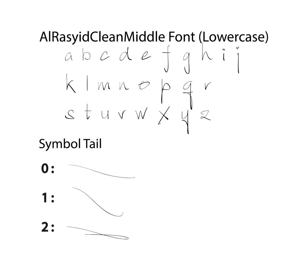 A. CleanStyle Font ( 6 Set ) - Alrasyid Lettering