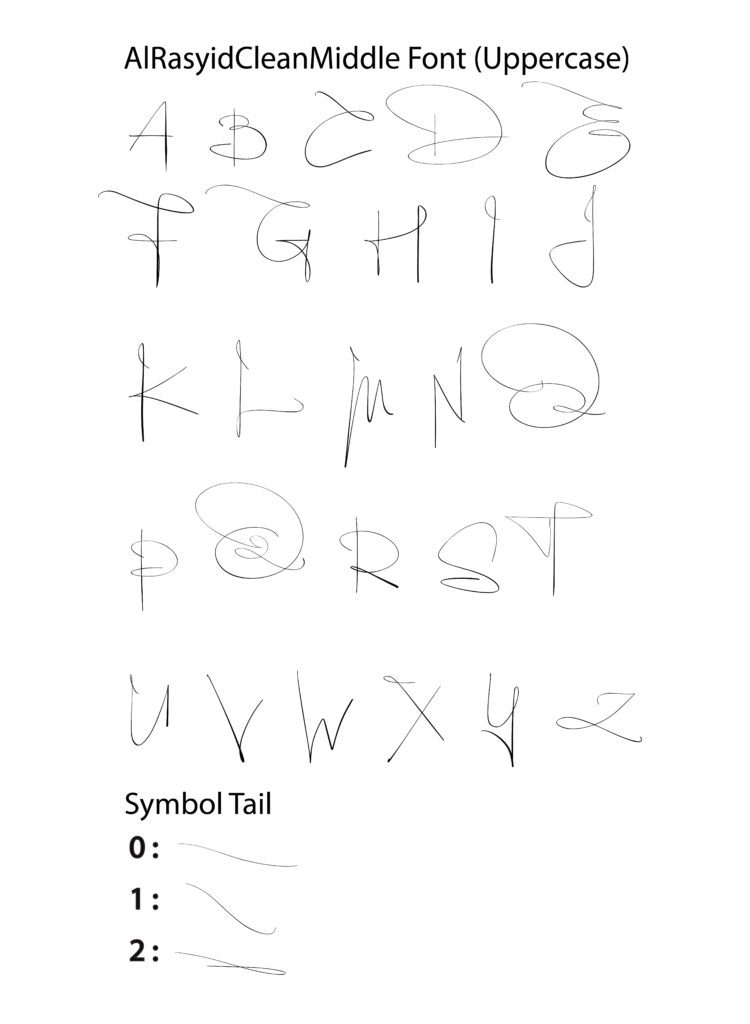 A. CleanStyle Font ( 6 Set ) - Alrasyid Lettering